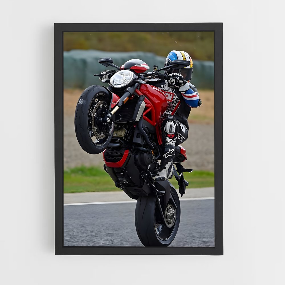 Poster Monstre Étonnant – affiche Ducati (vue 2)